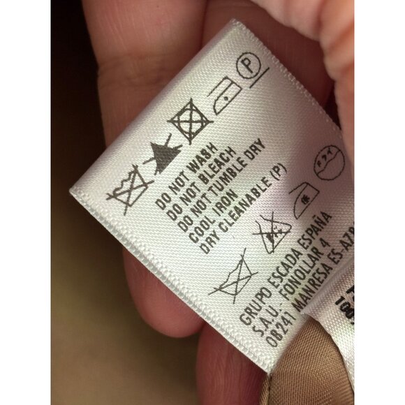 Escada Vintage Womens Tweed Jacket  Zip-Up Made In Germany Brown & Cream - Picture 7 of 16